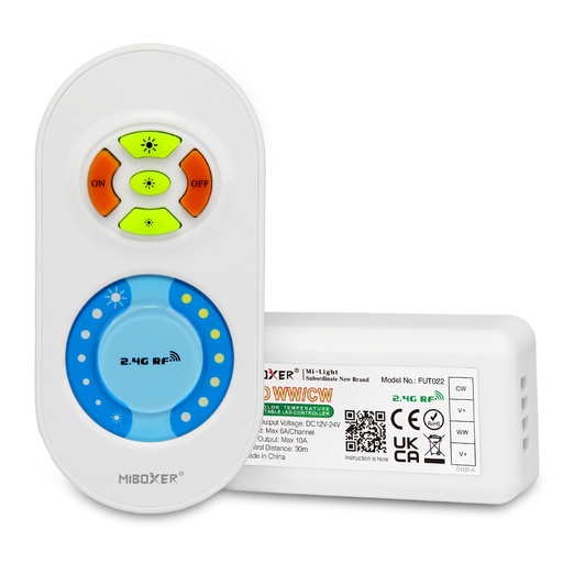 [180780] Mi-Light FUT022 CCT LED controller kit (2.4GHz)