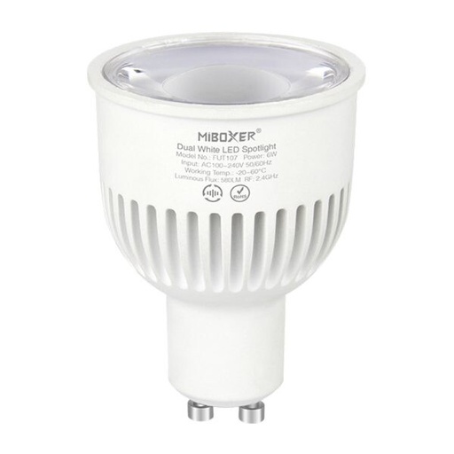 [181053] Mi-Light FUT107 GU10 6W Dual White LED Spot Light (2.4G)
