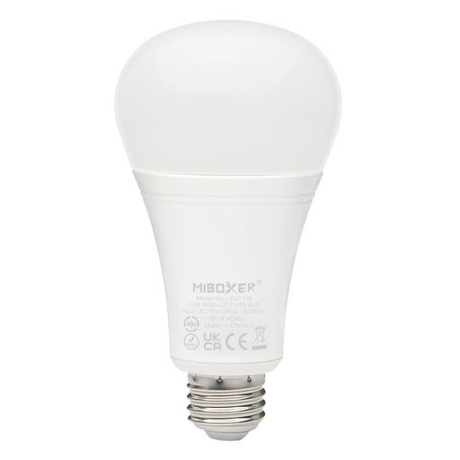 [180148] Mi-Light FUT105 E27 12W RGB+CCT LED-lampa (2.4G)