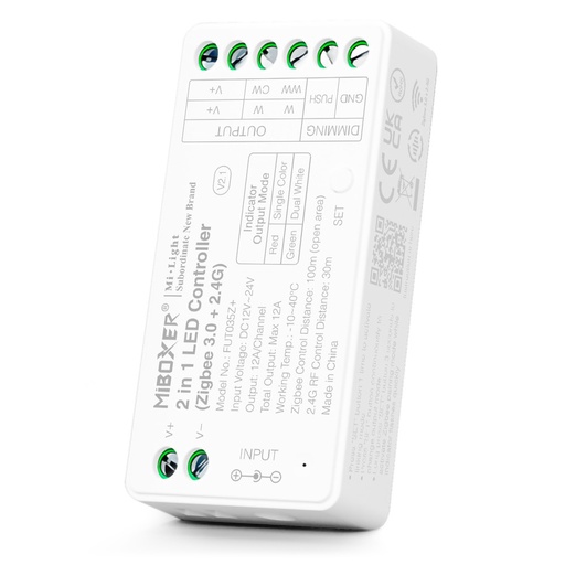 [183859] Mi-Light FUT035Z+ 2 in 1 LED Kontroller (Zigbee 3.0 +2.4G + Push)