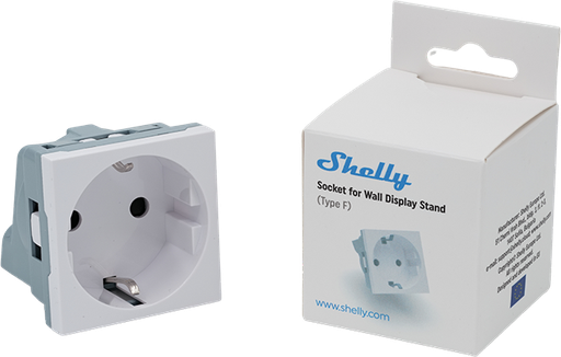 [269633] Shelly socket for Wall Display Stand, Vit
