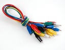 Small Alligator Clip Test Lead (set of 12)