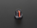 Potentiometer Knob - Soft Touch T18 - Red