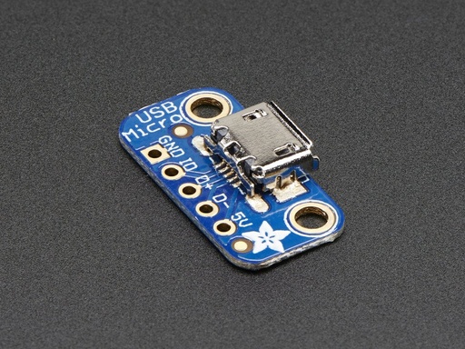 [1833] USB Micro-B Breakout Board