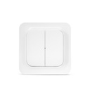 Väggsändare 2-kanals, På/Av och dimmer, trappfunktion  - Eljo trend look alike - Nexa WT-2