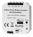 Inbyggnadsknapp 4 kanaler - Z-wave Push-button Coupler
