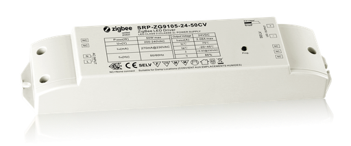 [SRP-ZG9105-24-50-CV] Drivdon Zigbee 50W 24V - Dimbar - Konstant Spänning