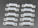 Fästbygel silikon till LED-list med silikonslang - 10 pack