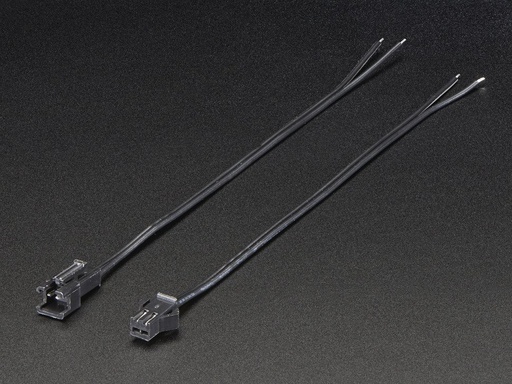 [2880] 2-pin JST SM Plug + Receptacle Cable Set