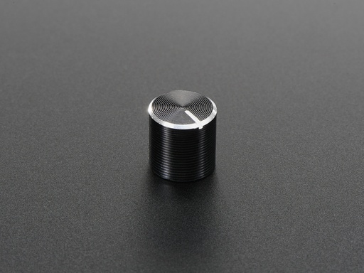 [2058] Slim Metal Potentiometer Knob - 10mm Diameter x 10mm - T18