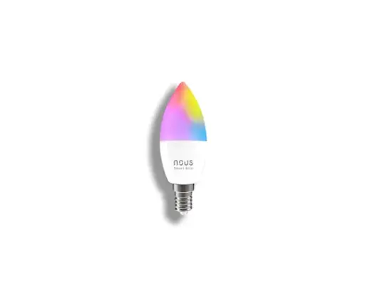 [5907772033173] NOUS Smart LED-lampa E14 – RGB, WiFi