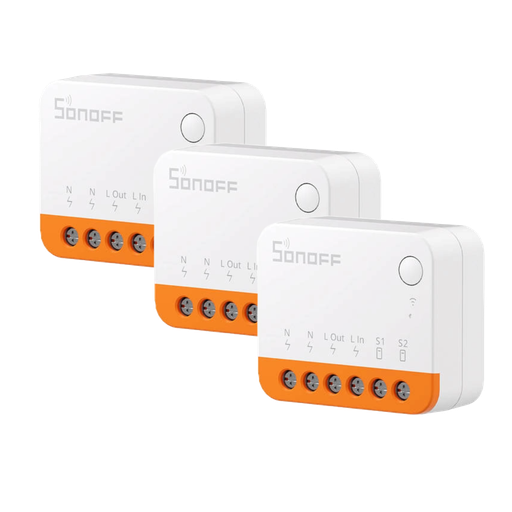 [MINIR4-3] Sonoff MINIR4 är en kompakt och mångsidig WiFi-brytare 3-pack