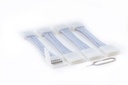 Litcessory Cut-End to Cut-End 50mm snap extension connectors 4 pack White