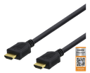 HDMI kabel 3m High-Speed Premium, Ethernet, 4K UHD, svart