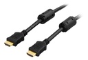 HDMI kabel 1,5m, HDMI High Speed with Ethernet, svart