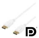DisplayPort kabel, 3m, 4K UHD, DP 1.2, vit