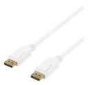 DisplayPort kabel 15m, 20-pin ha - ha, vit