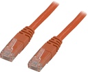 Nätverkskabel 2m U/UTP Cat5e, orange