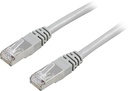 Nätverkskabel 10m F/UTP, Cat5e, grå
