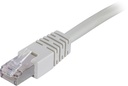 Nätverkskabel 0,3m F/UTP Cat6, LSZH, grå