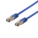Nätverkskabel 2m U/FTP Cat6a, Delta cert, LSZH, blå