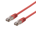 Nätverkskabel 2m U/FTP Cat6a, delta cert, LSZH, röd