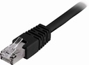 Nätverkskabel 30m F/UTP Cat6, LSZH, svart