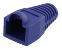 DELTACO RJ45 brytskydd, för kablage med 6,8mm i diameter, blå, 20-pack