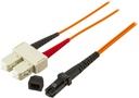 DELTACO fiberkablage MTRJ - SC, duplex, multimode 2m