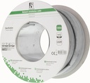 DELTACO LSZH UTP installationskabel, (LSZH), Cat6, 100m, grå