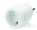 FYND DELTACO SMART HOME strömbrytare, WiFi 2,4GHz, 1xCEE 7/3, 10A, timer, 220-240V, vit 