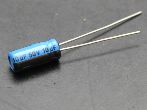 [2195] 10uF 50V Electrolytic Capacitors - Pack of 10