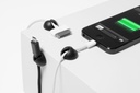 Bluelounge CableDrop Mini - Självhäftande hållare för sladdar 9-pack