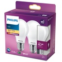 2-pack LED E27 Normal 40W Frost 470lm