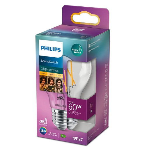 [929001888655] LED SceneSwitch E27 Normal 60-30-16W Klar
