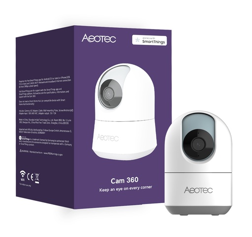 [GP-AEOCAMEU] Smart kamera med Pan/Tilt - Cam 360