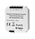 Inbyggnadsknapp 4 kanaler - Zigbee Push-button Coupler 