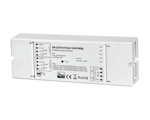 [SR-ZV9101FA-DIM(1-10V/PWM)] Dimmer med 2st 1-10V signaler