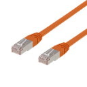 Nätverkskabel 1,5m F/UTP Cat6, 250MHz, Delta, LSZH, orange