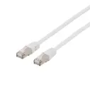 Nätverkskabel 7m U/FTP Cat6a, LSZH, vit