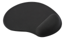 DELTACO OFFICE Ergonomic mouse pad with gel, black