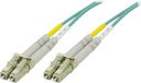 DELTACO OM3 fiberkabel LC - LC, duplex, multimode, 50/125, 1,5m