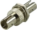 DELTACO skarvdon för fiber, 1xST-ST, Singlemode, simplex, metall