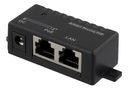 DELTACO PoE Gigabit injektor för PoE/PoE+, 1000Mbps, 48W, svart
