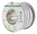 DELTACO U/UTP patchkabel, LSZH, Cat6, 100m, vit