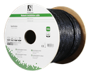 DELTACO S/FTP Cat6a installationskabel, för utomhusbruk, 100m, svart