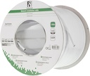 DELTACO LSZH FTP installationskabel, Cat6, 100m, vit