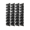 Bluelounge CableCoil 4-pack - Svart - Ordnar dina kablar prydligt och håller dem samlade.